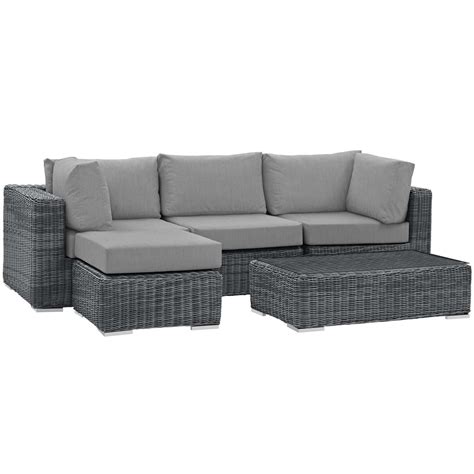 See more ideas about patio furniture, sunbrella patio furniture, patio. 5 Piece Outdoor Patio Sunbrella® Sectional Set EEI-1904 ...