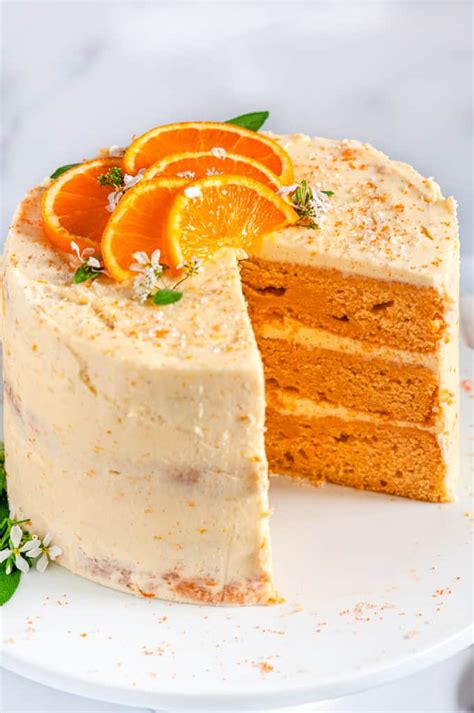 Orange Cake With Zesty Cream Cheese Frosting Famousbio