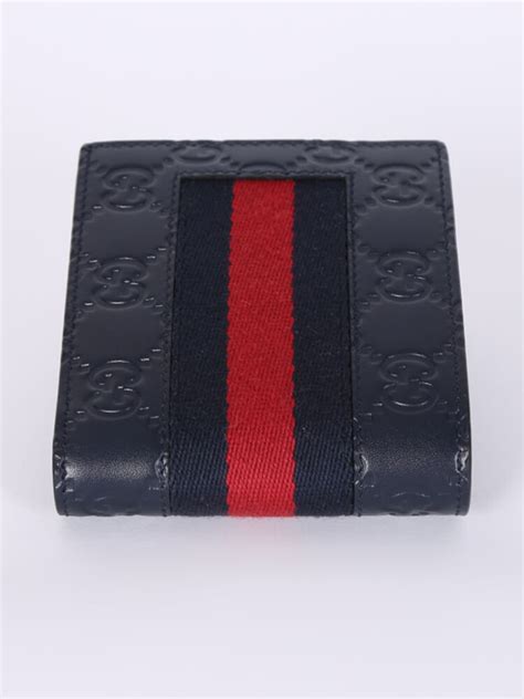 Get wallets from target to save money and time. Gucci - Guccissima Web Detail Men Wallet Dark Blue ...