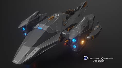 Artstation Concept Art Sci Fi Spaceship