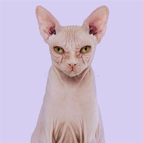 Sphynx Hairless Cat 4 Years Old Stock Photo Image Of Indoors
