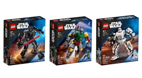 Three Upcoming Lego Star Wars Mech Sets Officially Revealed