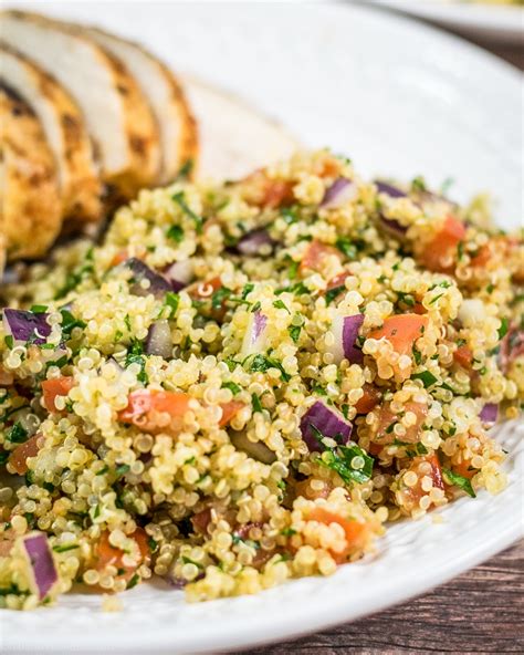 Quinoa Tabbouleh Recipe Recipe Quick And Easy Sides Heyfood — Meal