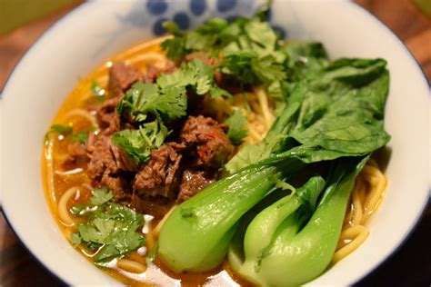 Taiwanese Beef Noodle Soup Niu Rou Mian The Steaming Wok