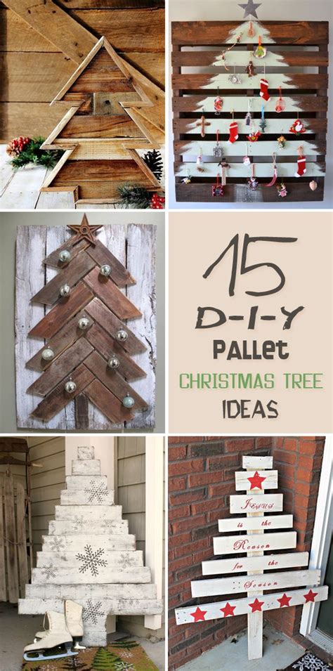 15 Amazing Diy Pallet Christmas Tree Ideas Pallet Christmas Tree