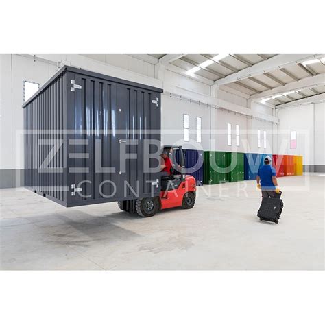 Zelfbouw Container 4 X 2 Meter Oranje Zelfbouwcontainer