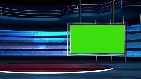 News Tv Studio Set Virtual Green Screen Background Loop All In One Porn Sex Picture