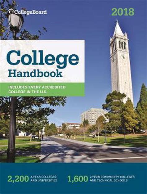 College Handbook 2018 By The College Board Paperback 9781457309229
