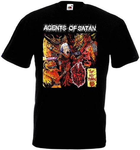 Agents Of Satan V1 The Old Testament T Shirt Black Grindcore All Sizes