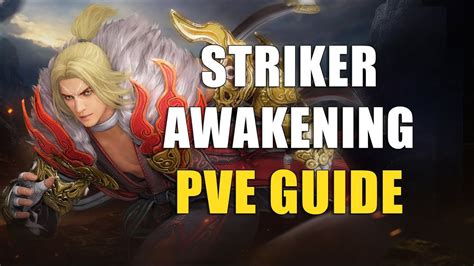 Striker Awakening Pve Guide Black Desert Online Youtube