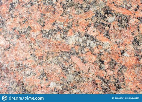 Red Granite Slab Closeup Stock Photo Image Of Mineral 146655414