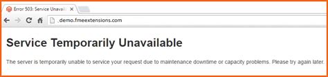 Fixed Magento 503 Service Temporarily Unavailable