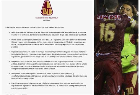 Atlético nacional visita a tolima en un duelo clave por el primer puesto de la liga betplay 2021. Noticias Tolima: Partido Nacional vs Tolima 2020 | Alerta ...