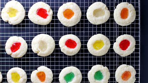 Gummy Bear Thumbprint Cookies Recipe Tablespoon Com
