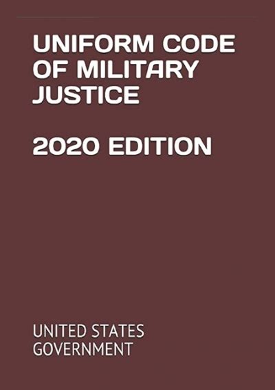 Pdf Uniform Code Of Military Justice 2020 Edition Full