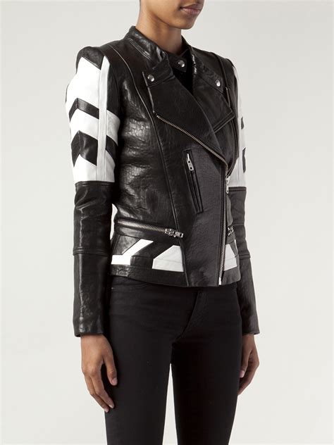 Lyst Iro Lamb Leather Hyde Jacket In White