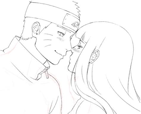Naruto And Hinata Drawing Images Drawing Skill
