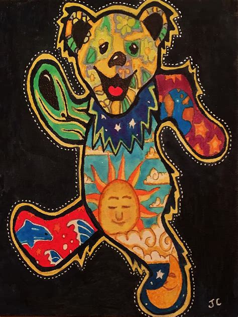 Dancing Bears Grateful Dead Blotter Art Acid Free Perforated Lsd Paper