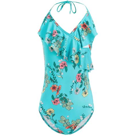 as rose rich girls swimsuit ruffle one piece bathing suits upf50 8