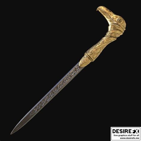 Desire Fx D Models Cane Sword Assassins Creed Syndicate Low Poly