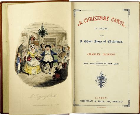 Charlesdickens Achristmascarol Titlepage Firstedition1843 Numéro Cinq