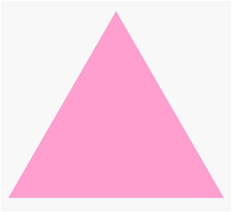 Pink Triangle Shape Clipart Hd Png Download Kindpng