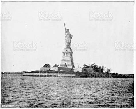 Statue Of Liberty Usa In 1880s Stock Photo Download Image Now