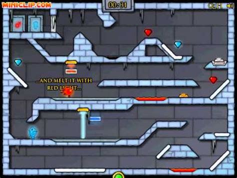 Guide fireboy and watergirl through over 30 levels of puzzling goodness, using their unique powers and composition to make their way through the ice temple and beyond! Fireboy and Watergirl 3: Ice Temple Gameplay - First 4 ...