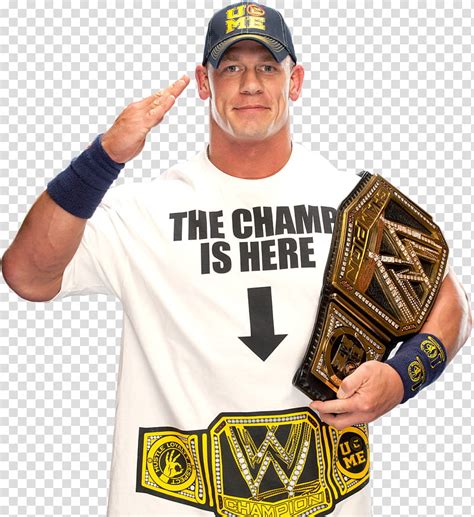 Free Download John Cena Wwe Champion Transparent Background Png Clipart Hiclipart