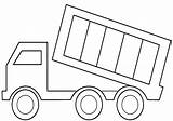 Dump Truck Coloring Printable Trucks sketch template