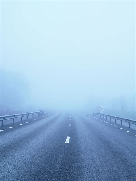 Country Road Covered With Fog Photograph By Johner Images Pixels