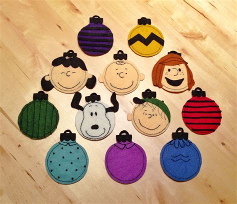 It's been a part of our christmas holiday celebrations ever since. Embroidered felt Peanuts ornaments for my Peanuts-obsessed mom -- insp… | Felt christmas ...