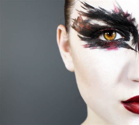 Black Swan Makeup Tutorial Halloween Mckenziepmann Black