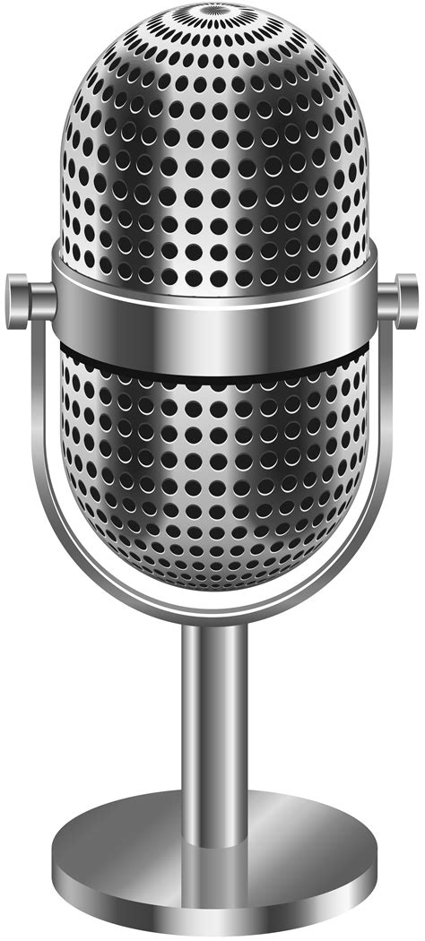 Old Microphone Clip Art