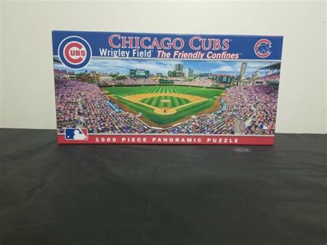 Masterpieces Panoramic Mlb Jigsaw Puzzle Chicago Cubs Wrigley Field
