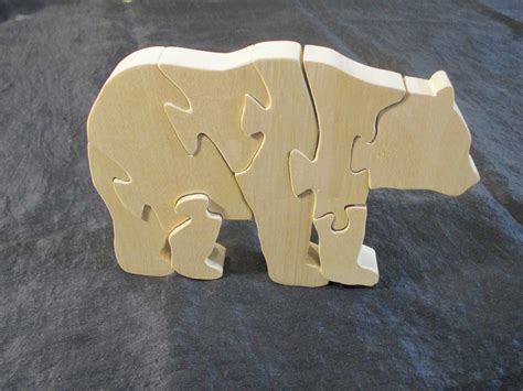 Bear Puzzle Scroll Saw Patternpdf Png Svg Etsy Scroll Saw