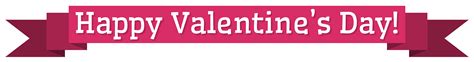 Pink Happy Valentines Day Banner Png Image Gallery Yopriceville