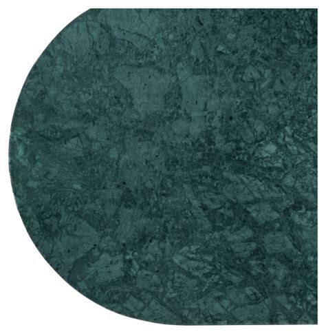 Hübsch Nusa Sofabord 58x34 Grøn Marmormetal