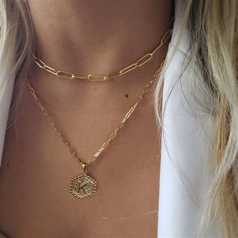 Sale Womens Layered Necklace Gold In Stock