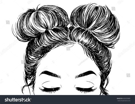 Drawing hair can be tricky so i've tried to break down the process and make it easier for all u guys. 48+ Messy Bun Hairstyle Clipart, Great Ideas!