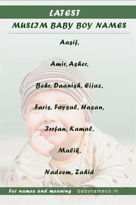 Muslim Baby Boy Names With Great Meanings Muslim Baby Boy Names A To