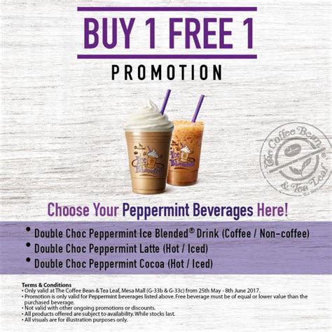 Delay without any notify, hot drink be cold drink. The Coffee Bean & Tea Leaf Buy 1 FREE 1 Promotion