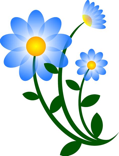 Free Blue Flower Vector Art Download 11711 Blue Flower Icons