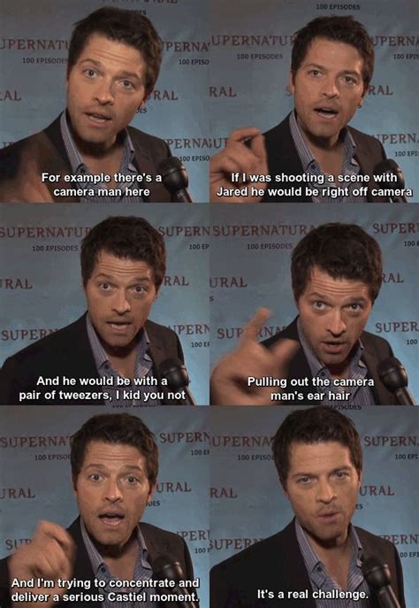Misha On Working With Jared Supernatural Interview Supernatural Funny Supernatural Actors