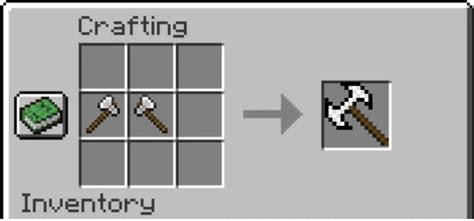 Minecraft How To Make A Axe