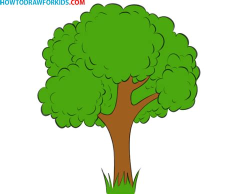 How To Draw A Tree Kids