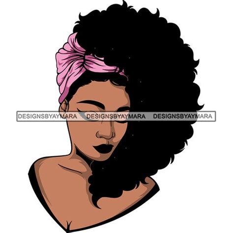 afro woman svg turban head wrap scarf headscarf nubian queen etsy