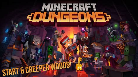 Minecraft Dungeons Start And Creeper Woods Czsk 1 1080p60fps
