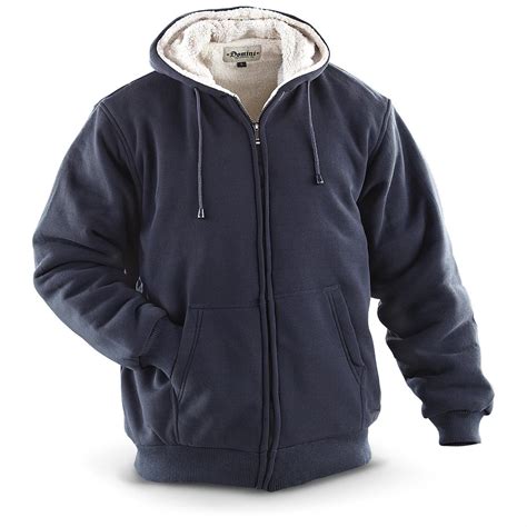 Domini Fleece Lined Hooded Jacket 233428 Sweatshirts And Hoodies At