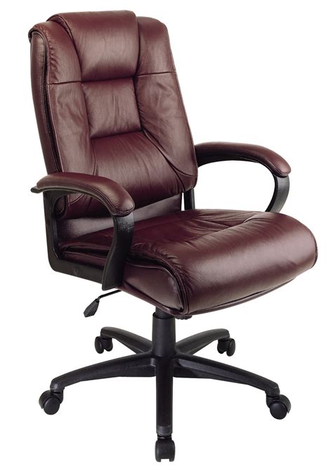 Modern executive leather office chair high back chair with adjustable headrest. Executive High Back Leather Chair - greencubicles.com
